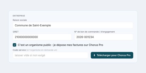Chorus Pro : déposer sa facture Factur-X à une mairie ou une école, pas à pas